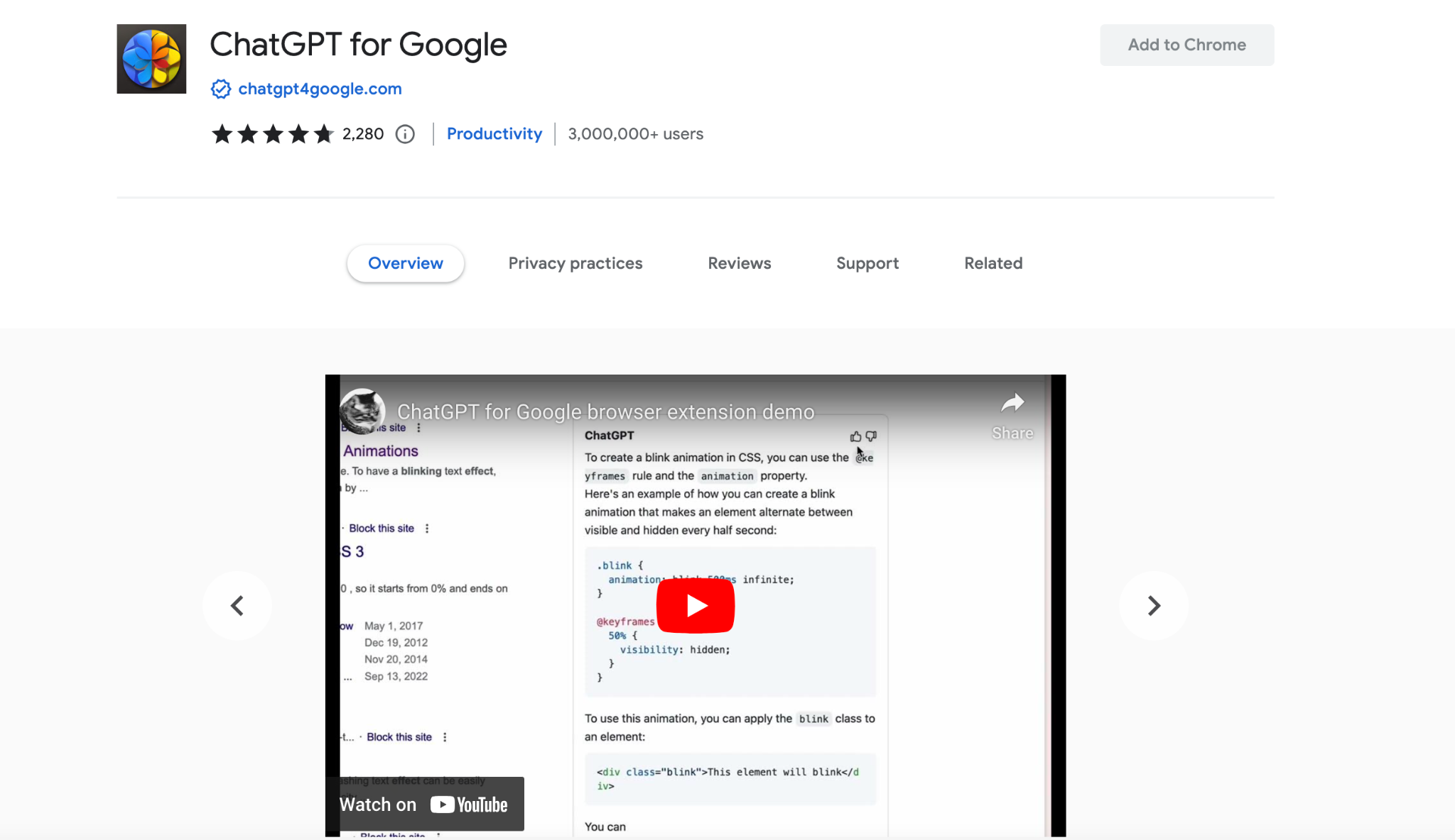 Google Extensions ChatGPT for Google