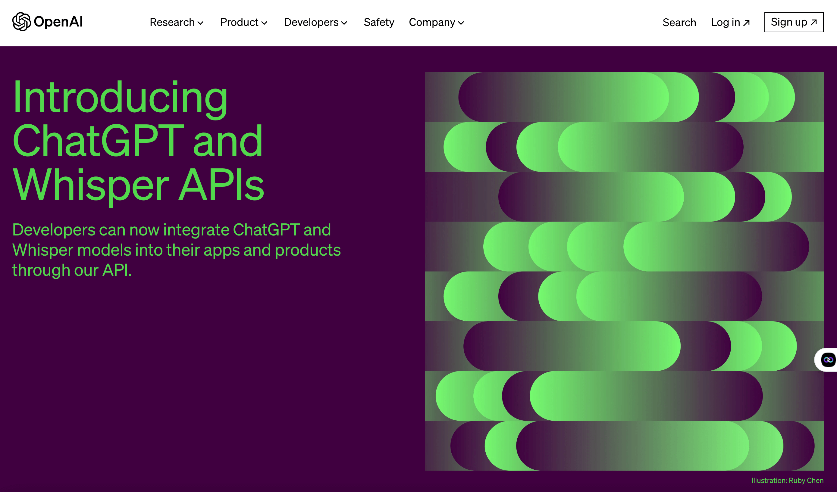 Open AI Introducing ChatGPT and Whisper Apis