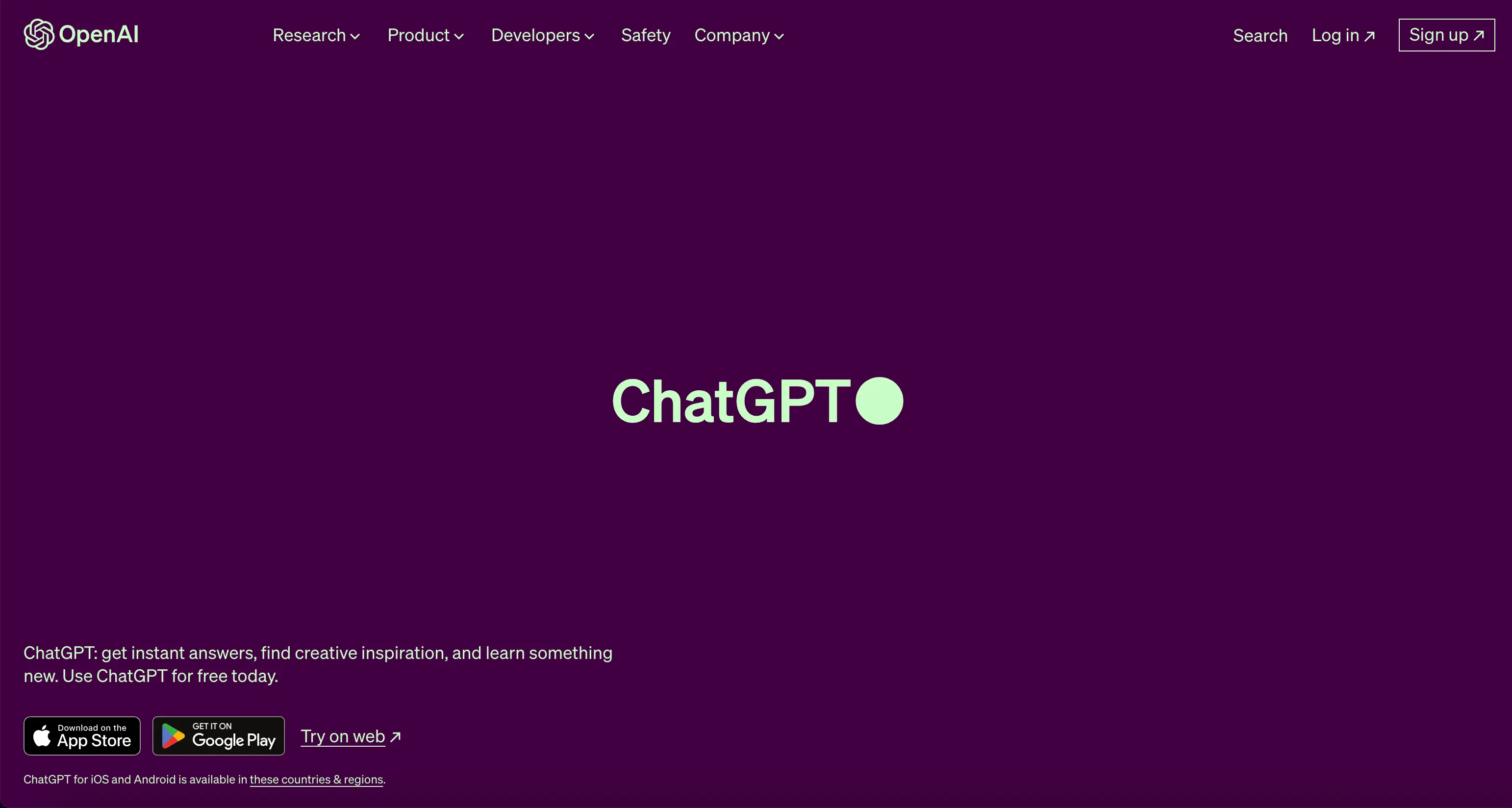 OpenAI ChatGPT Banner