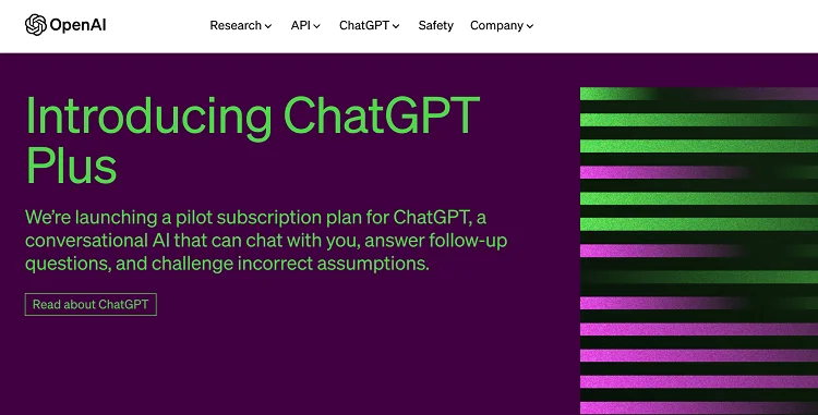 OpenAI Introducing ChatGPT Plus