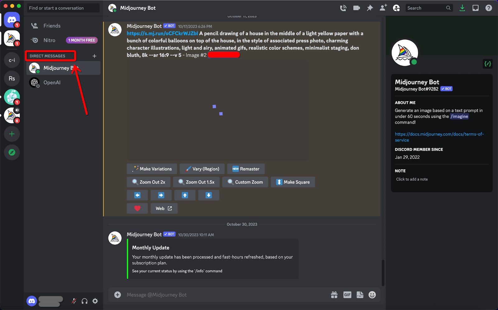 Discord Direct Messages