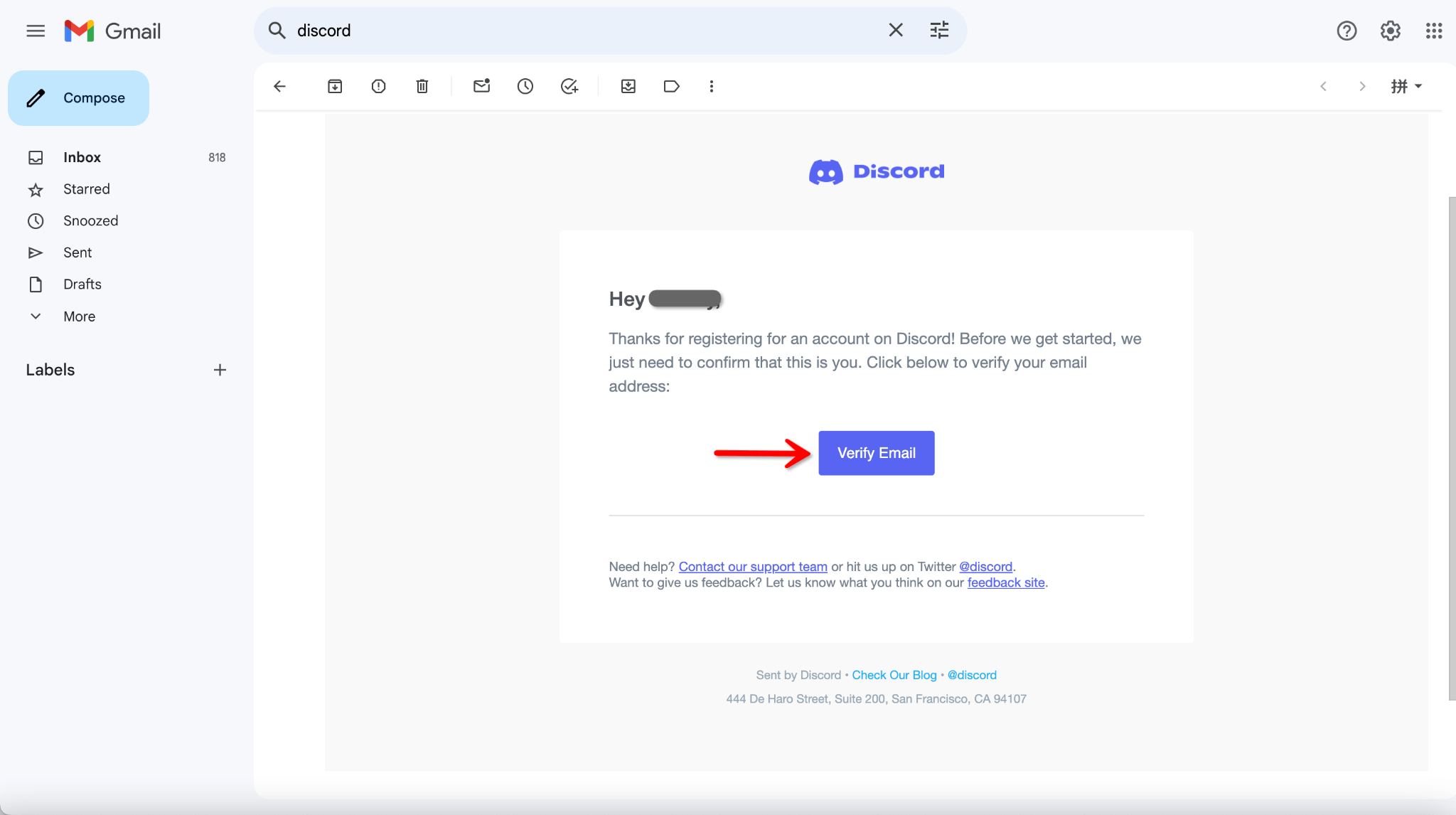 Discord Register Verify Email