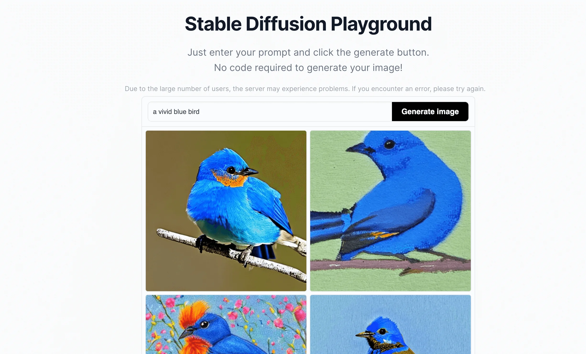 Stable Diffusion Online Generate Images