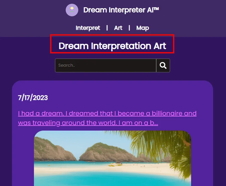 Dream Interpreter AI™ Art