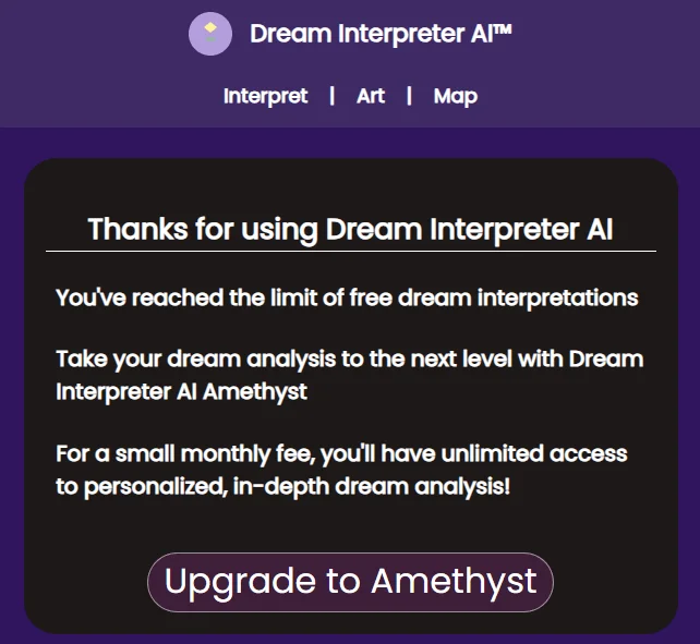 Dream Interpreter AI Upgrade to Amethyst