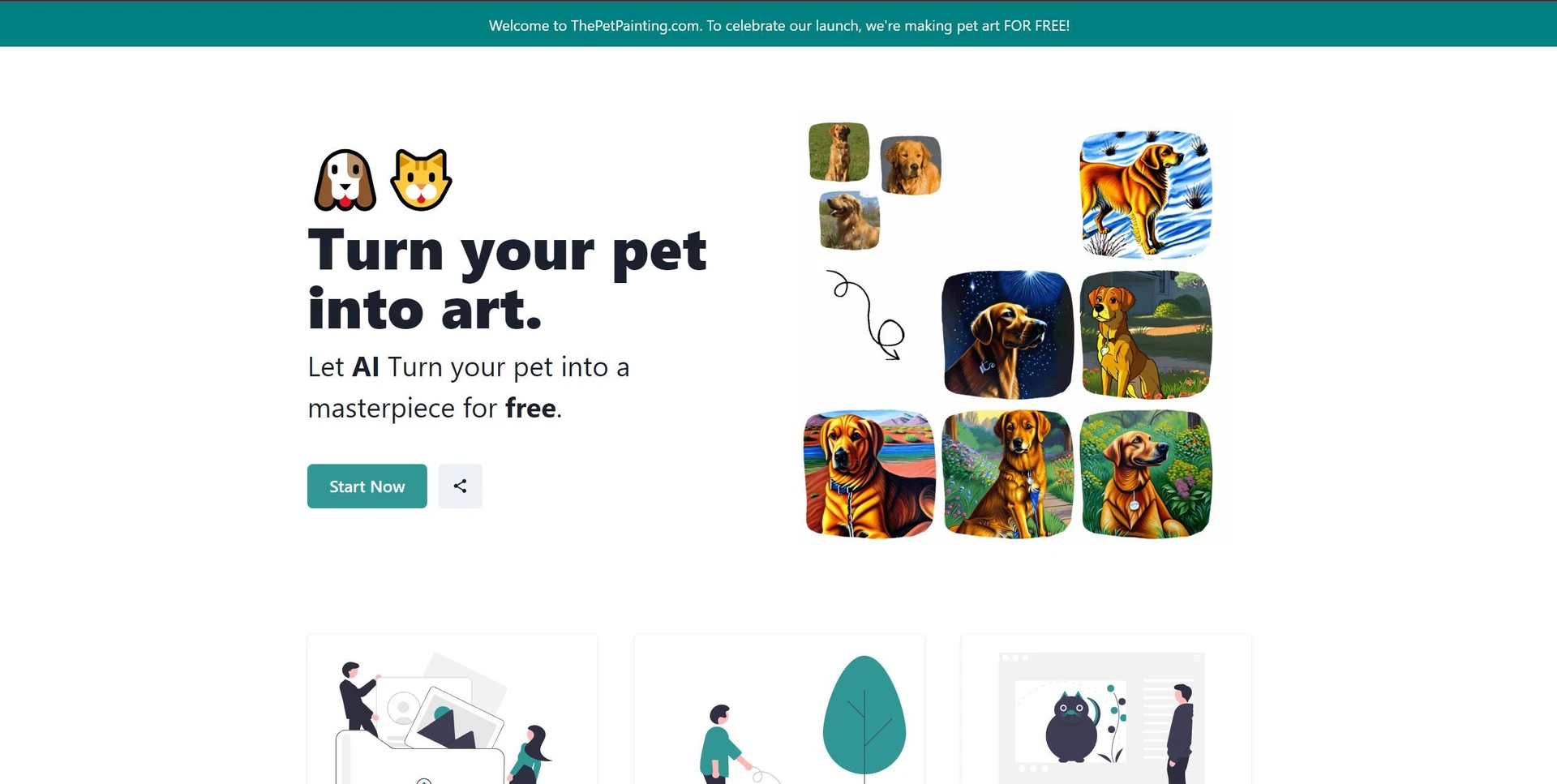 The Pet Paintingwebsite picture