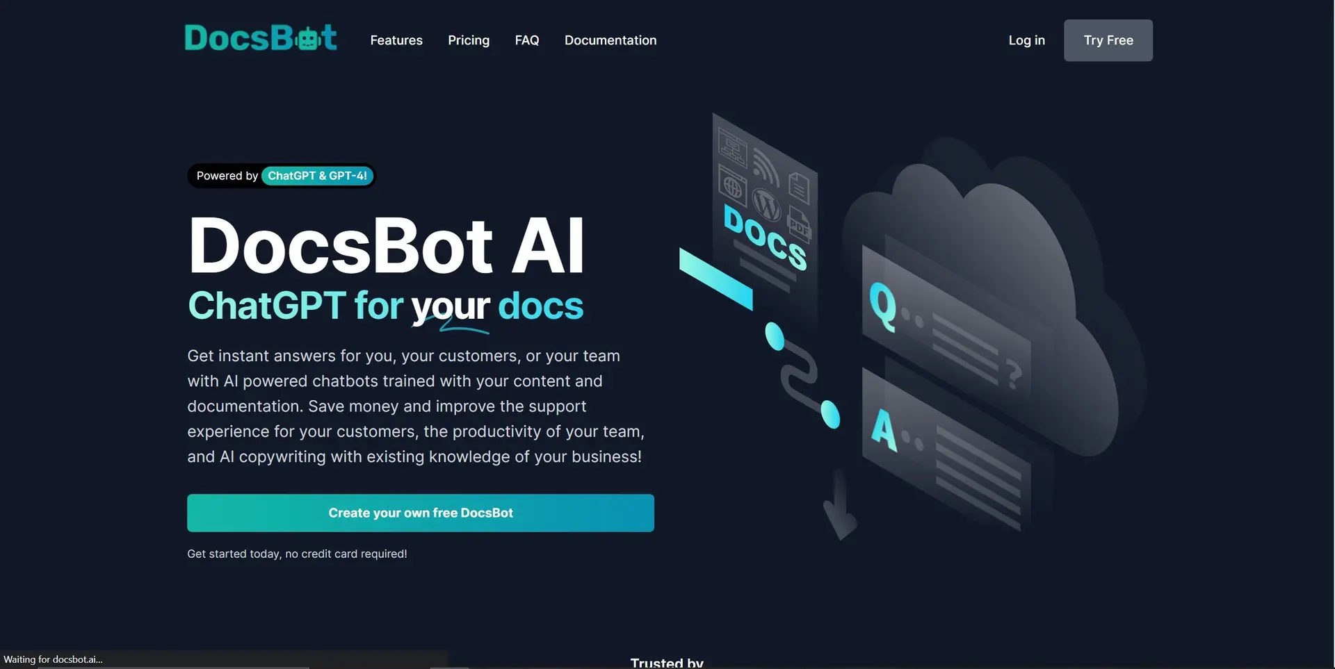 DocsBot AIwebsite picture