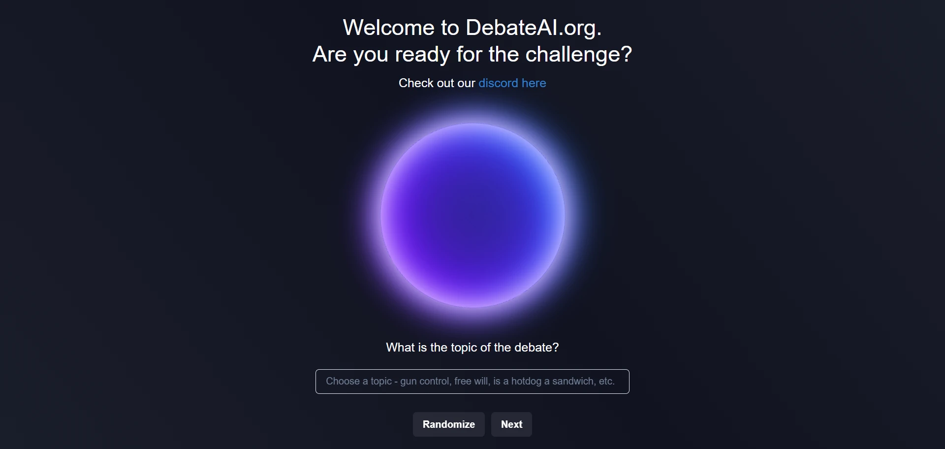 DebateAIwebsite picture