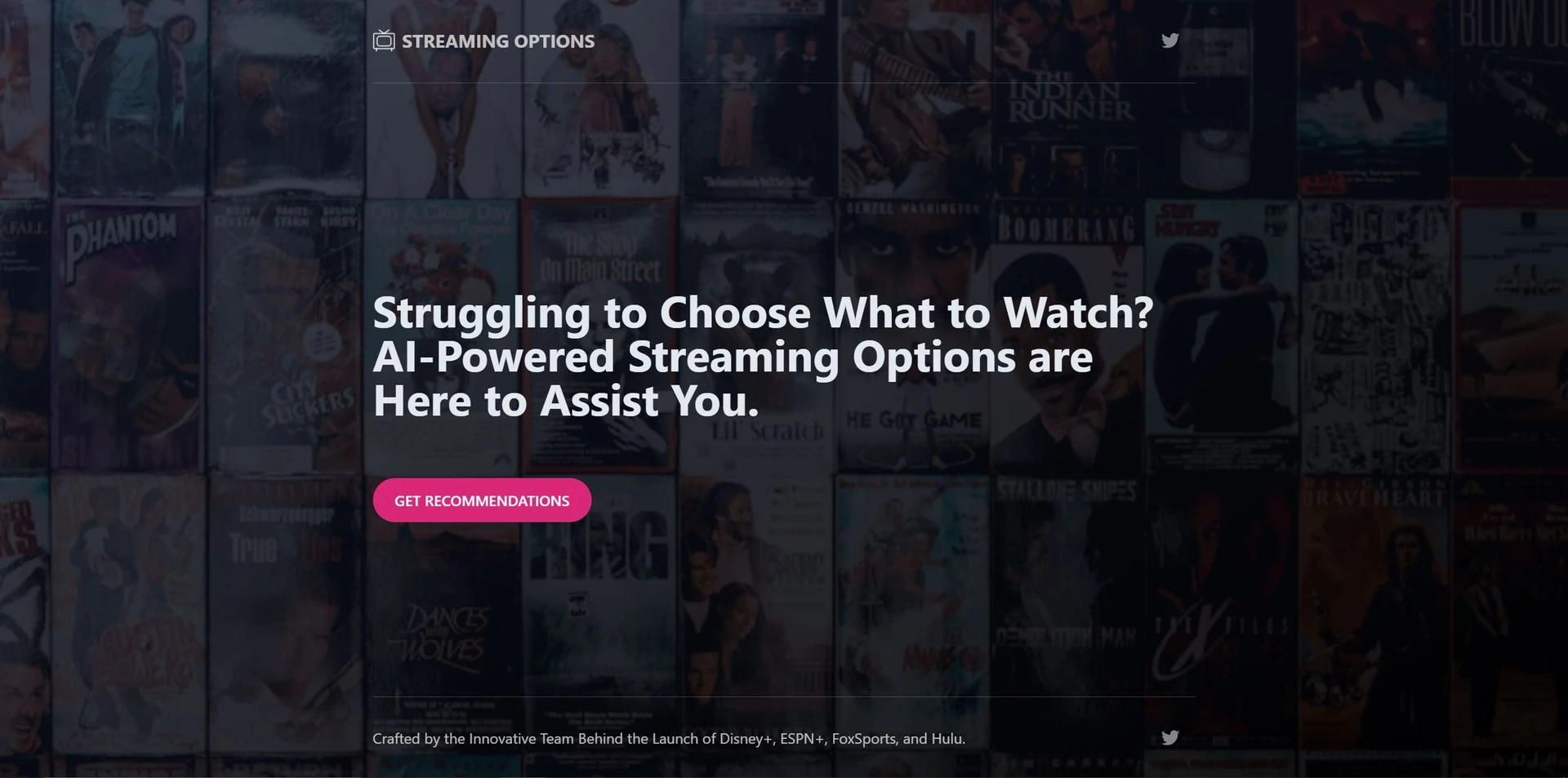 Streaming Optionswebsite picture