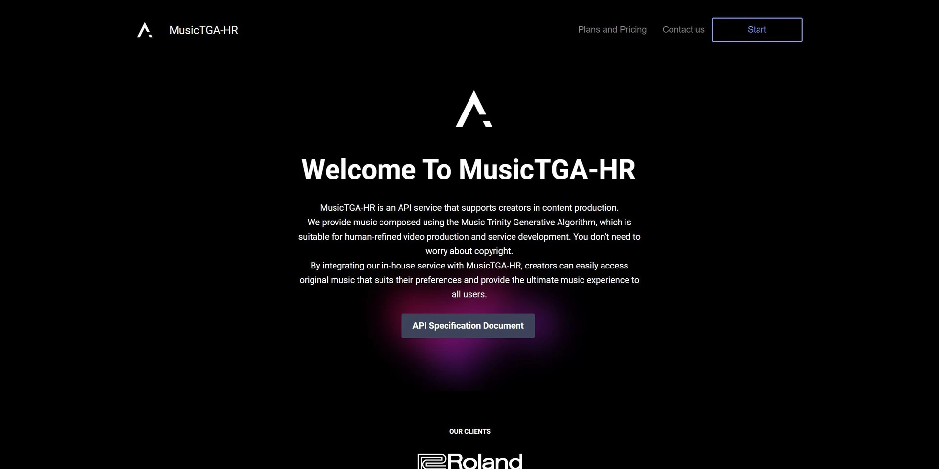 MusicTGA-HRwebsite picture