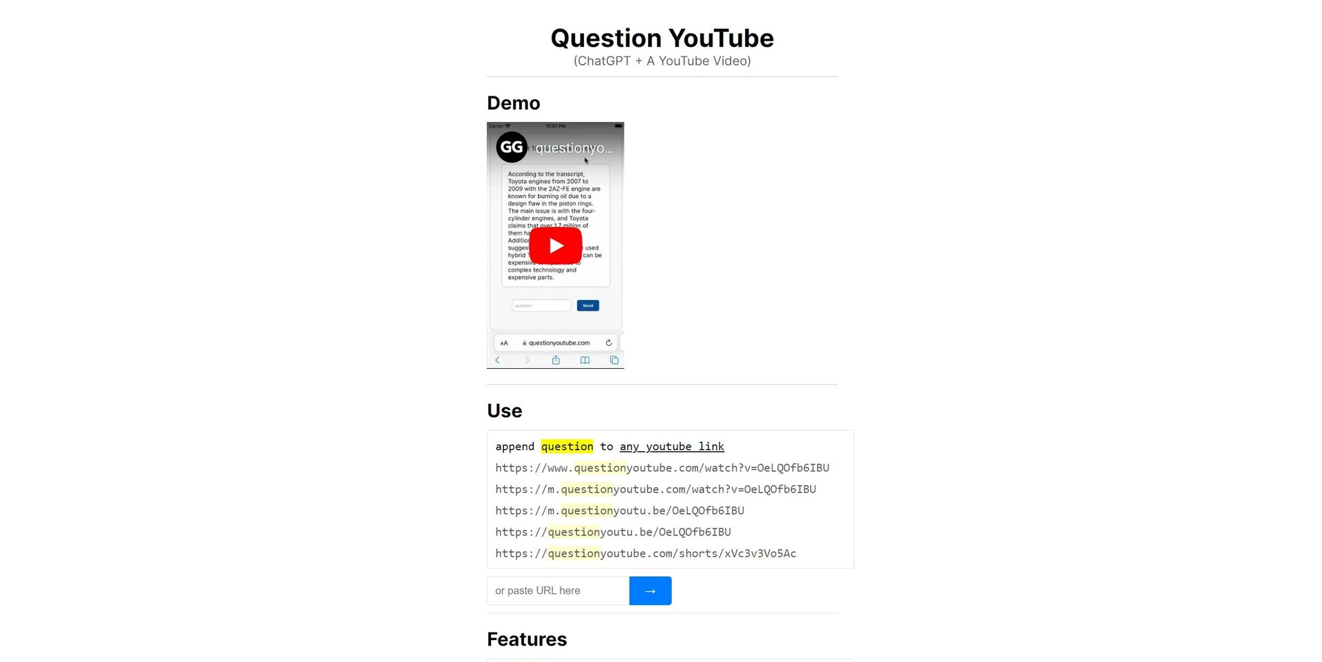 Question Youtubewebsite picture