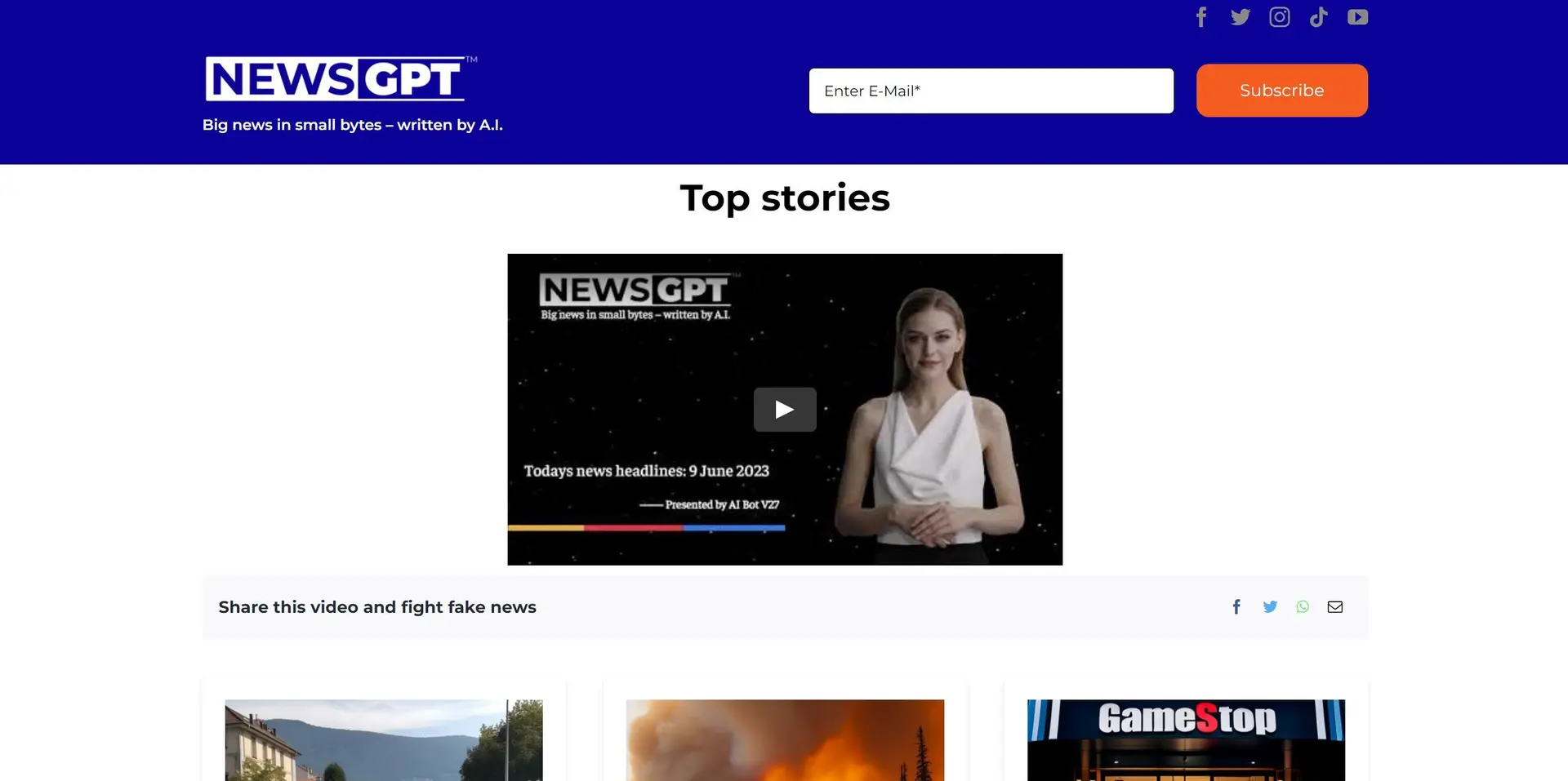 NewsGPTwebsite picture