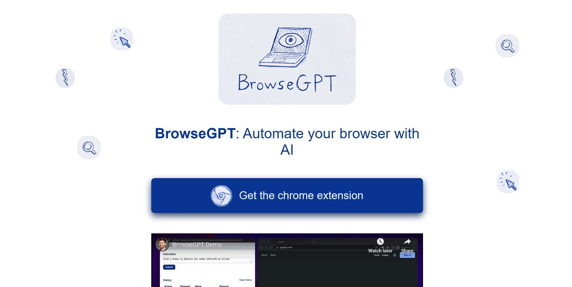 BrowseGPTwebsite picture