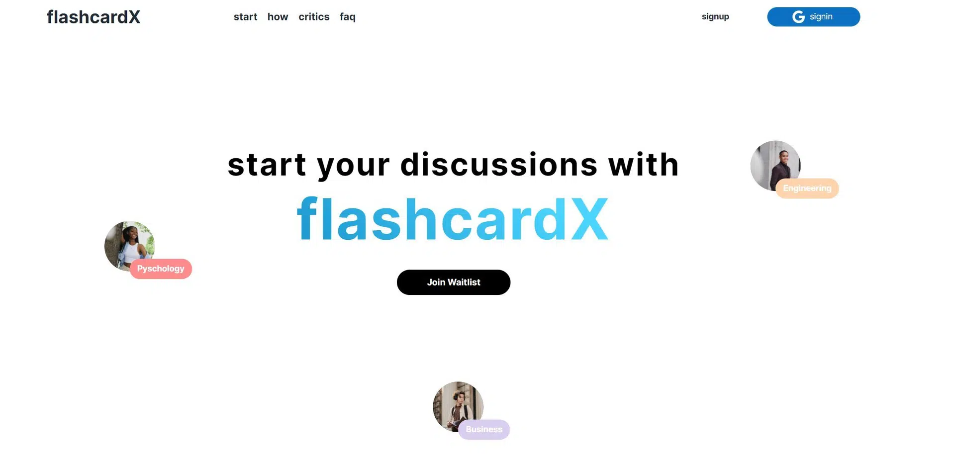 FlashcardXwebsite picture