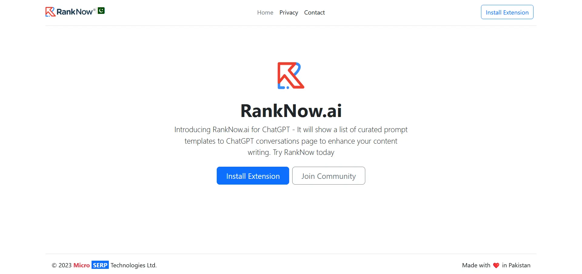 Ranknow.aiwebsite picture