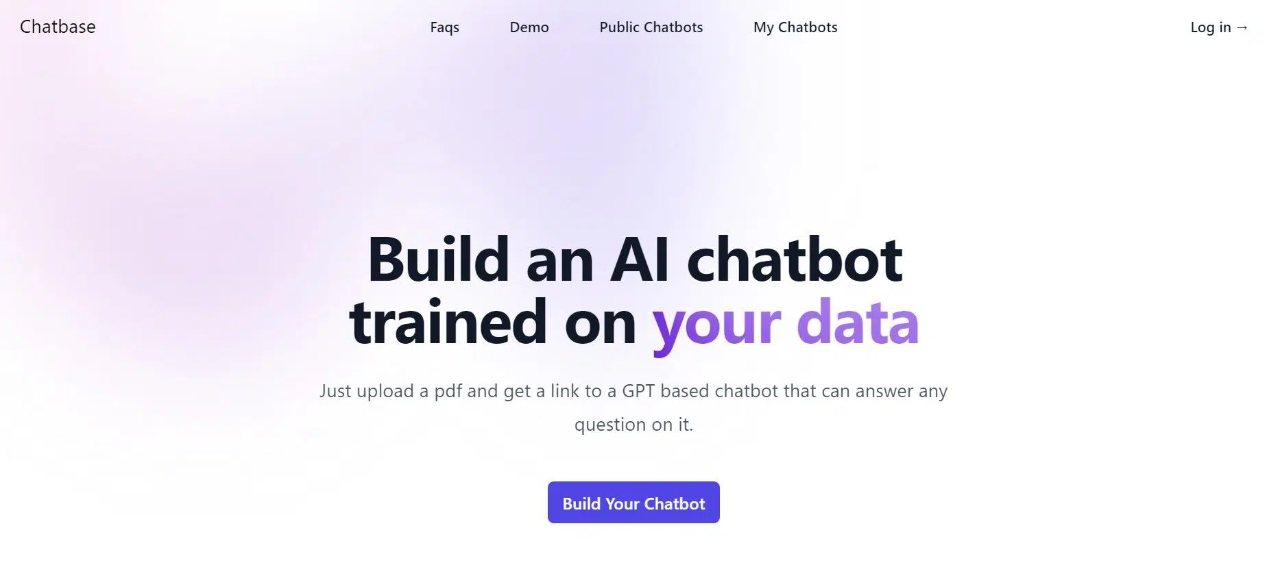 Chatbasewebsite picture