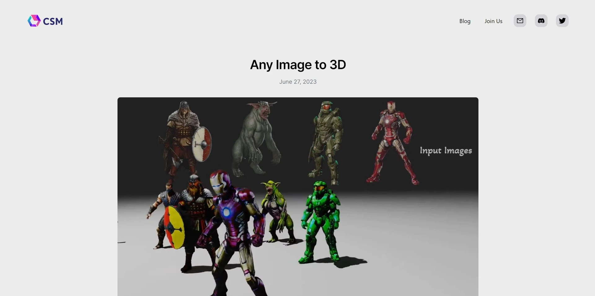 Any Image to 3Dwebsite picture