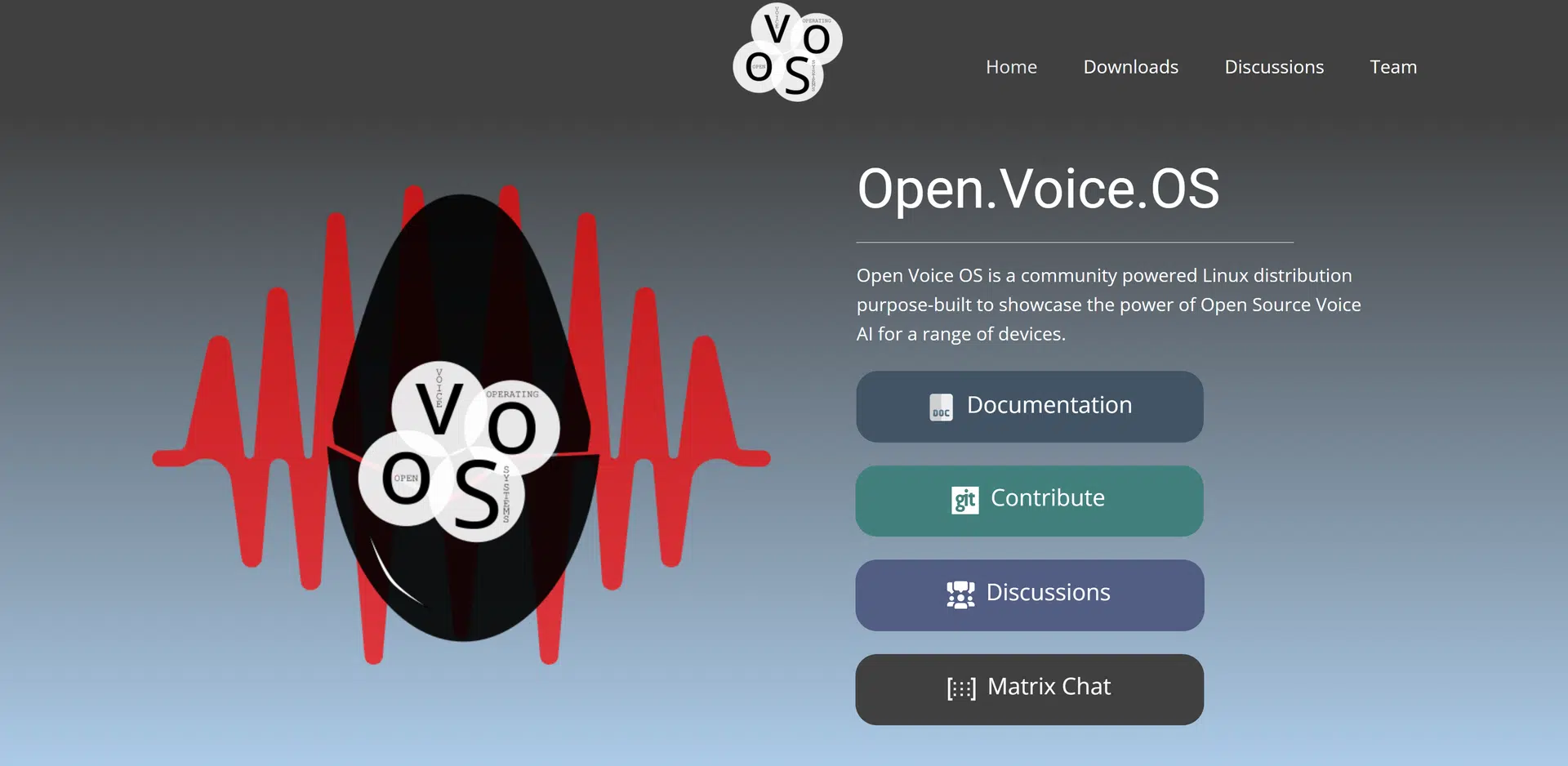 Open Voice OSwebsite picture