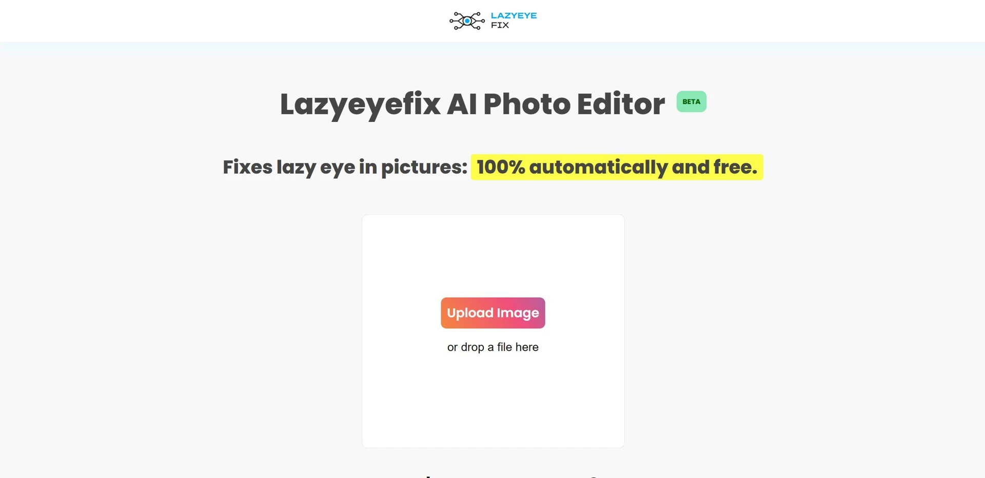 Lazyeyefix Photo Editorwebsite picture