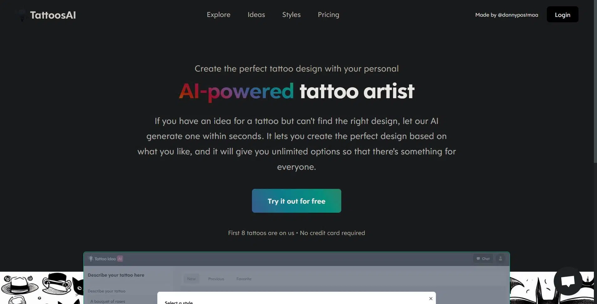 Tattoos AIwebsite picture