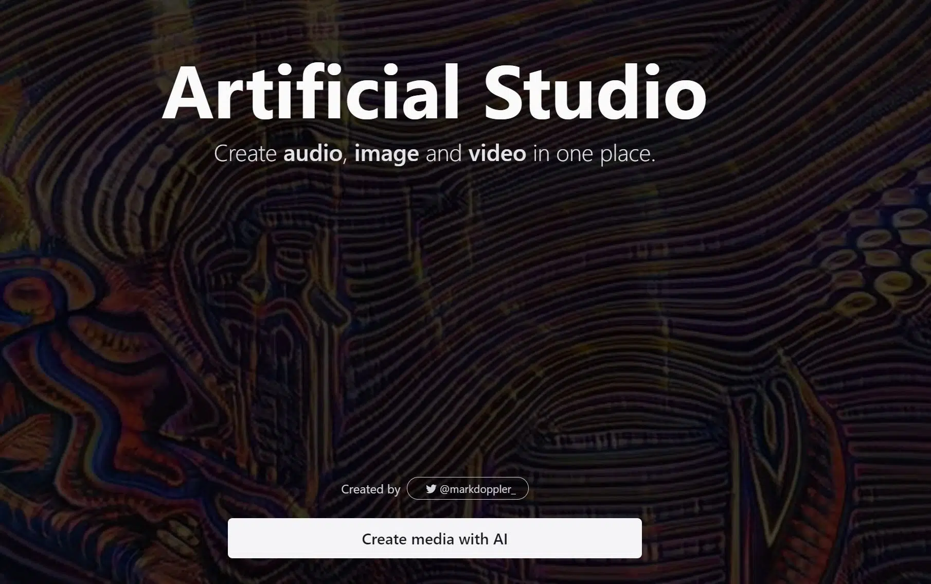 Artificial Studiowebsite picture