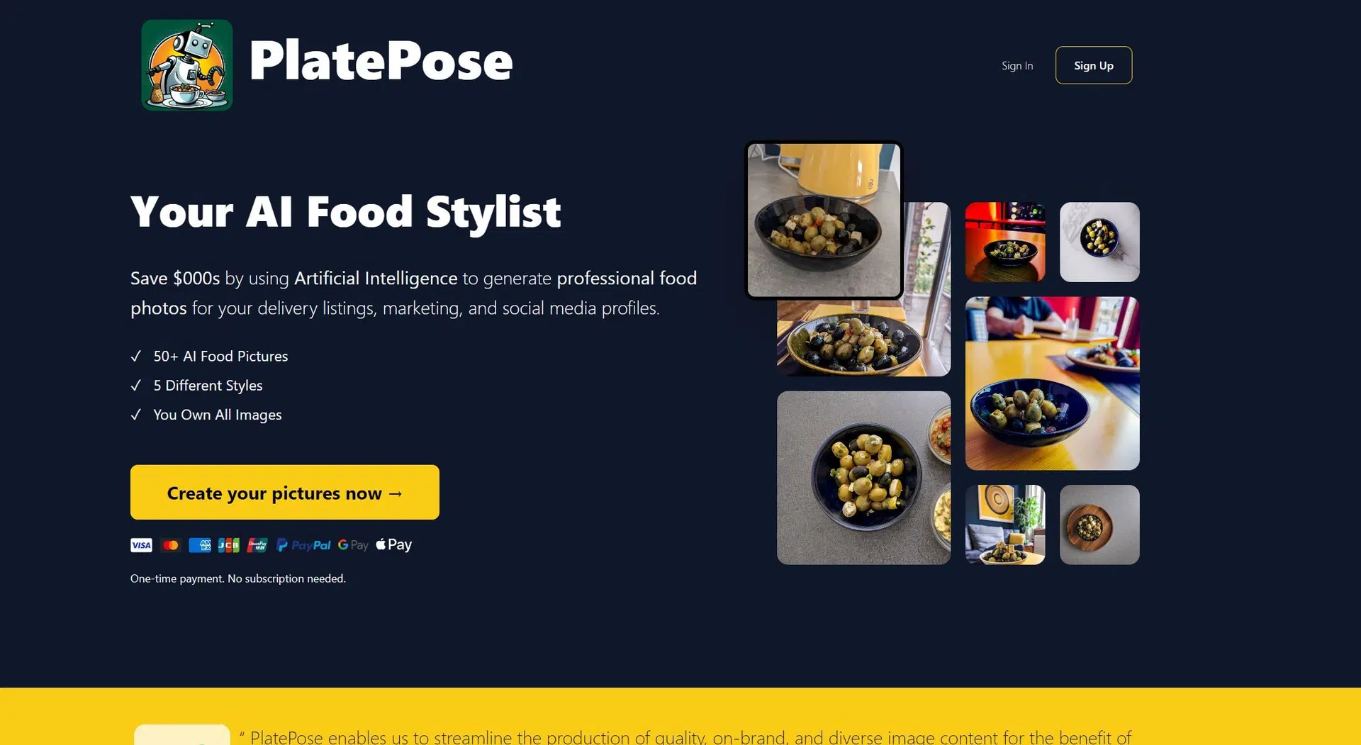 PlatePosewebsite picture