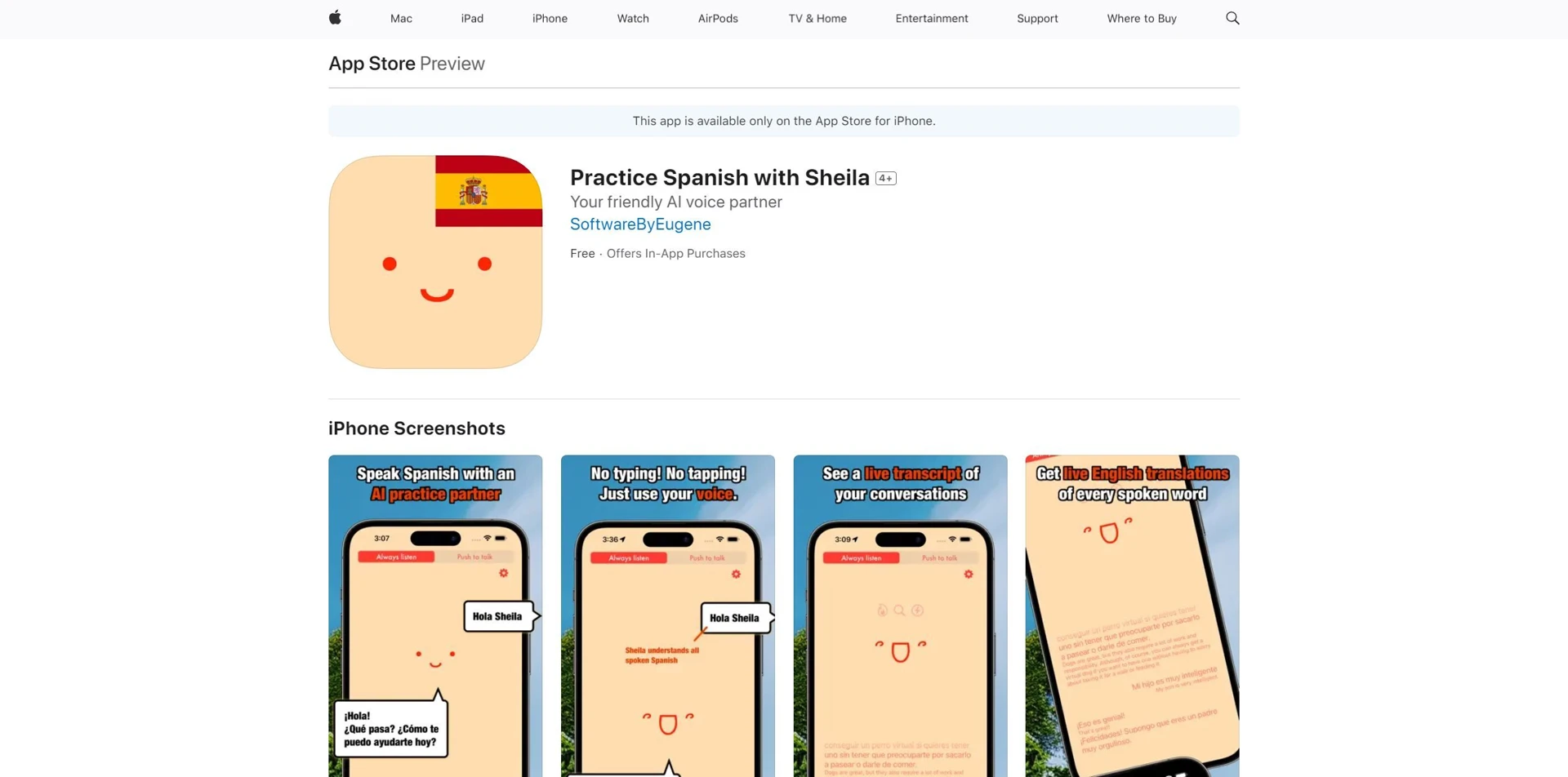 Practice Spanish with Sheilawebsite picture