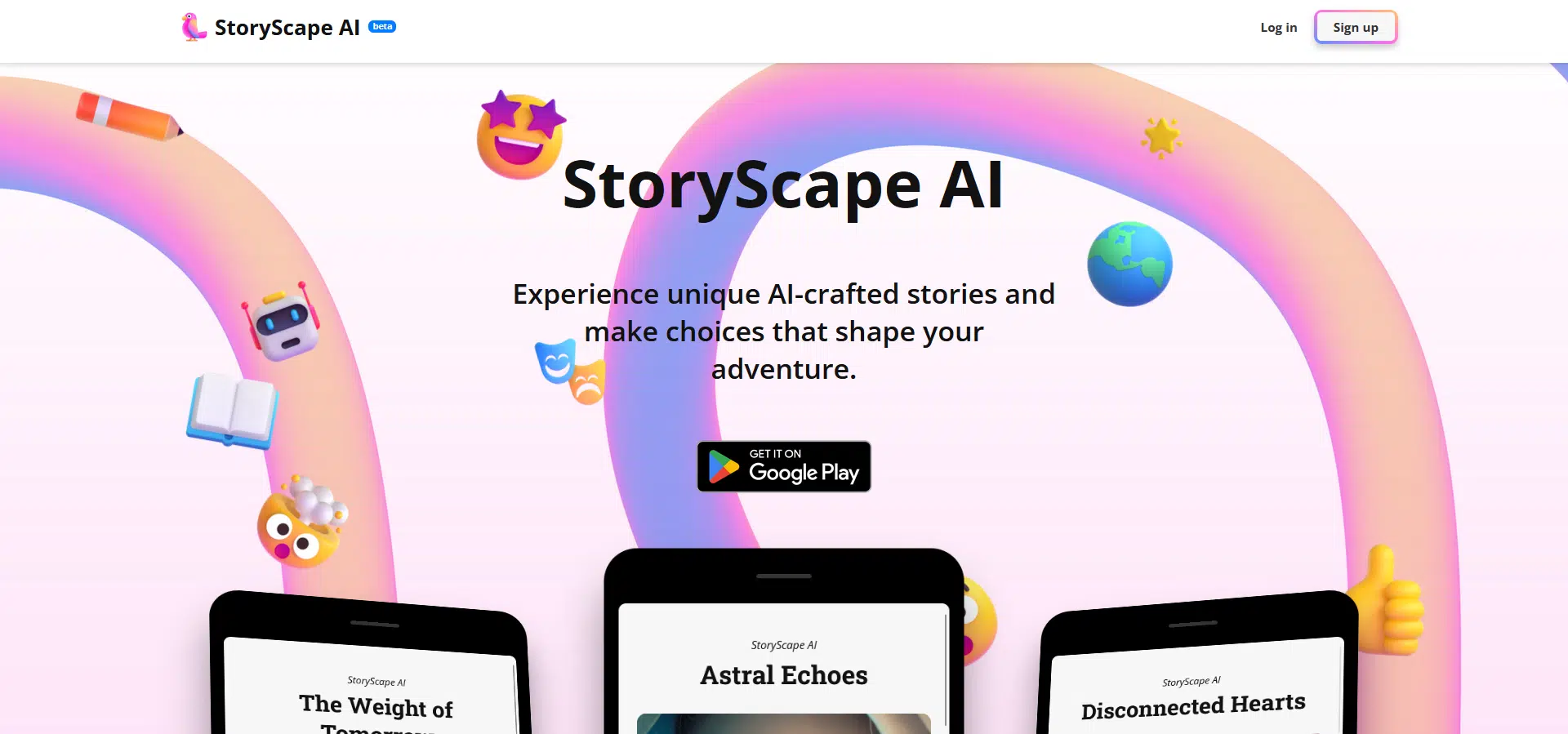 StoryScape AIwebsite picture