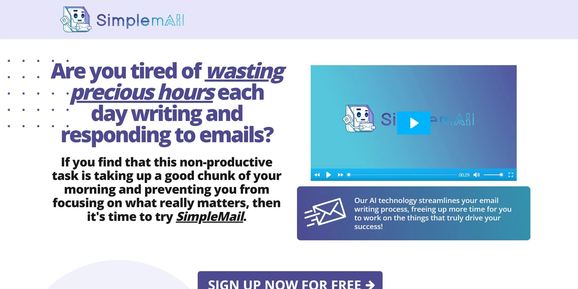 SimpleMailwebsite picture