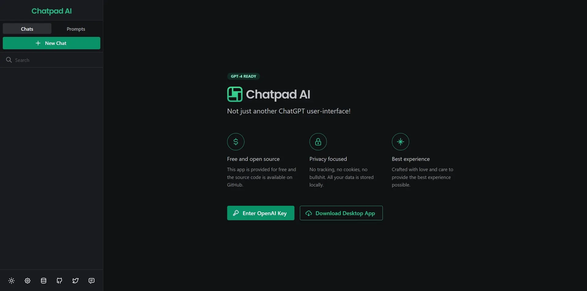 Chatpad AIwebsite picture