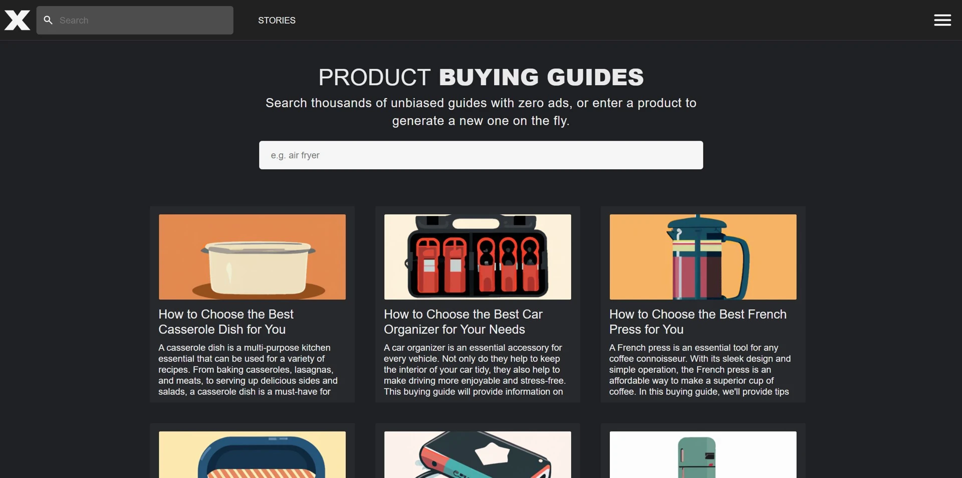Product Buying Guideswebsite picture
