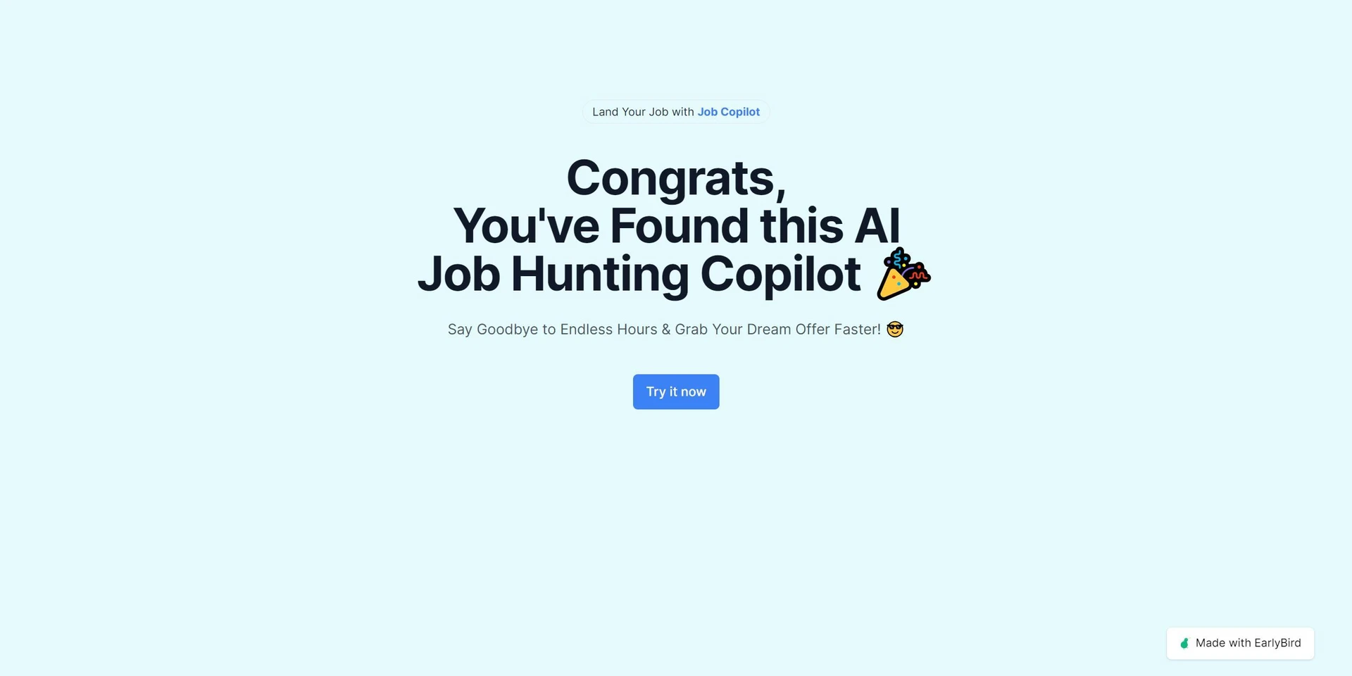 AI Job Copilotwebsite picture