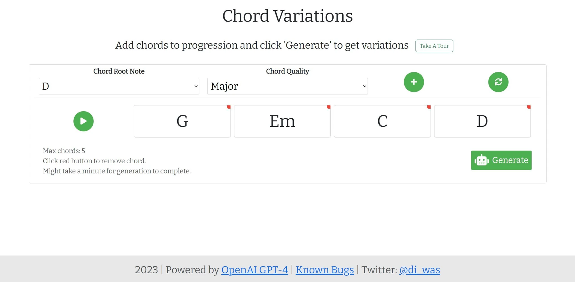Chord Variationswebsite picture