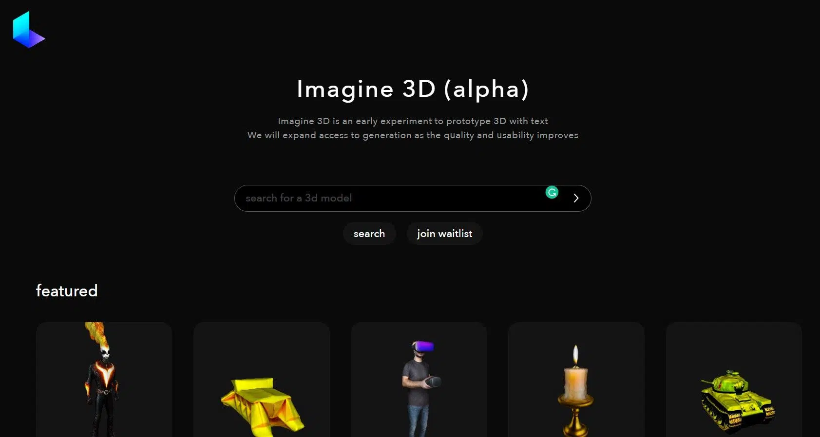 Imagine 3Dwebsite picture