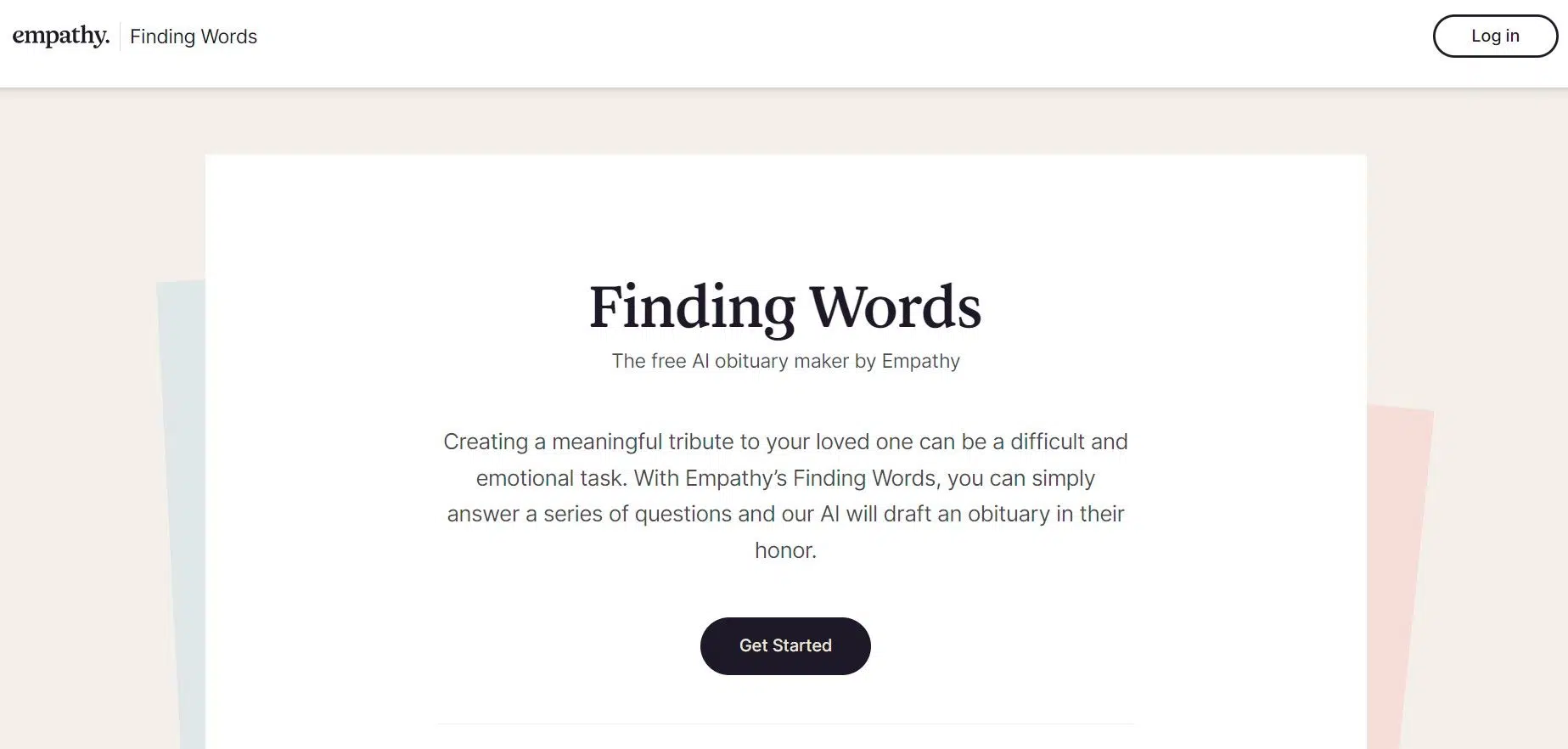 Finding Words website picture
