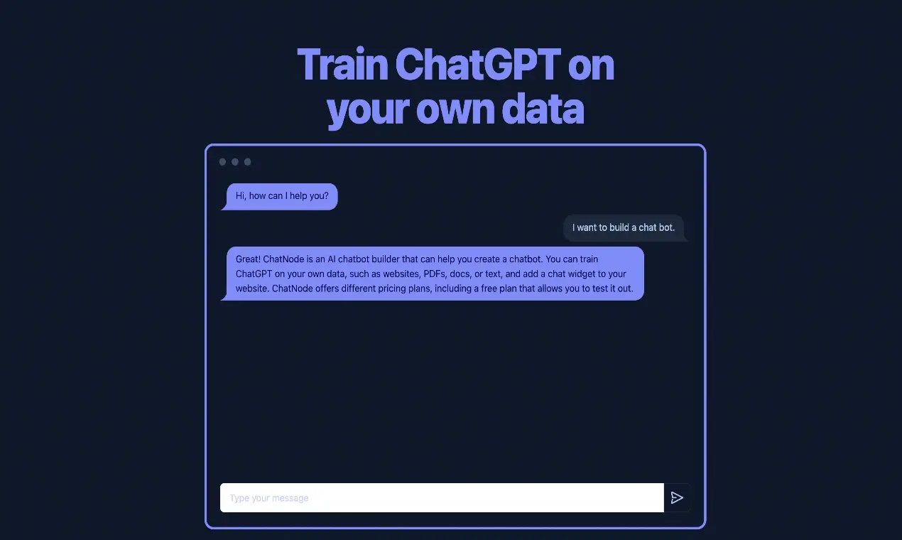  ChatNode website picture