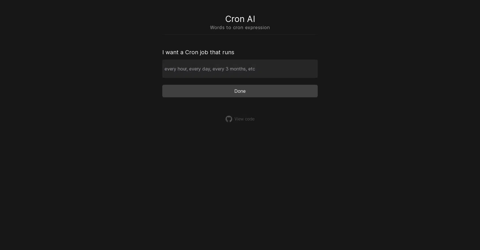 Cron AIwebsite picture