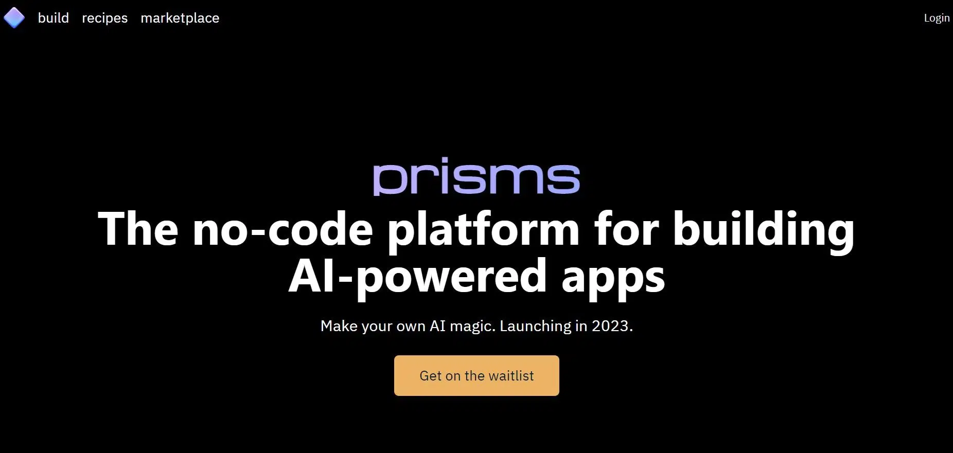 Prisms AIwebsite picture