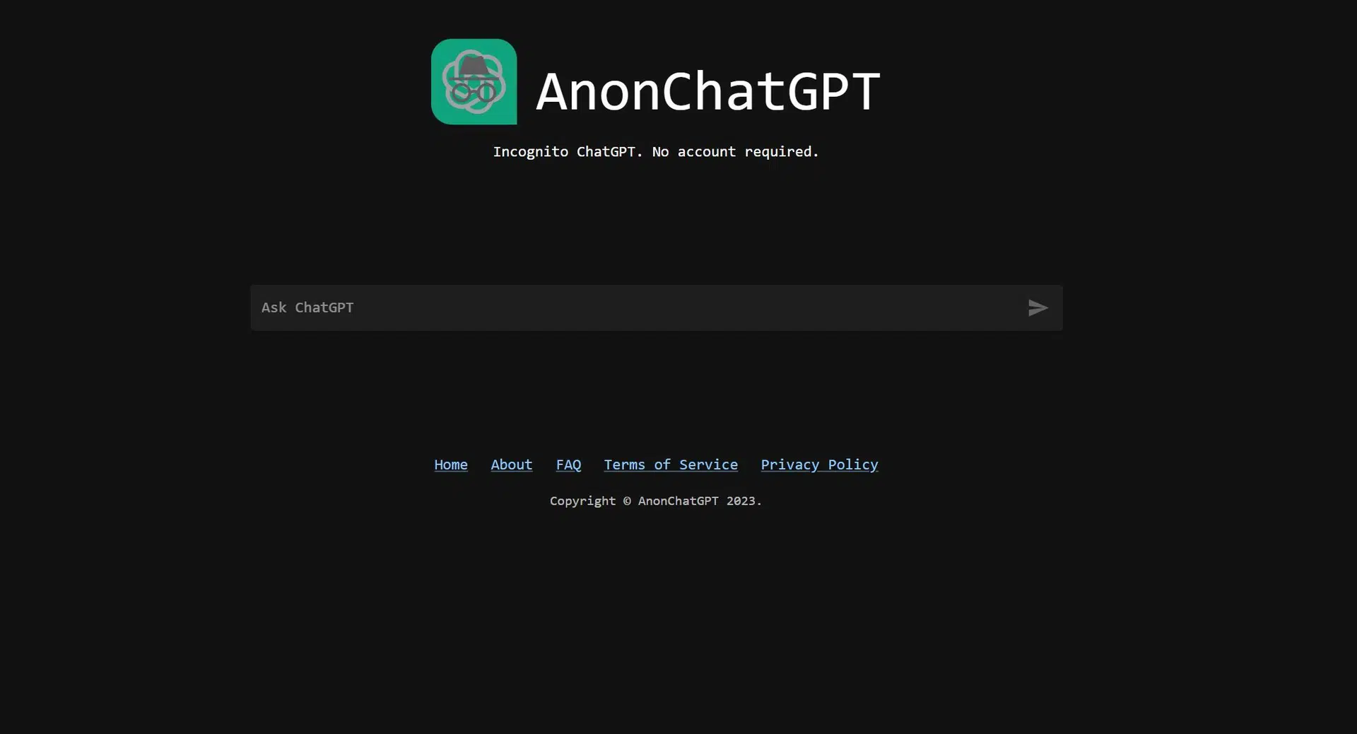 AnonChatGPTwebsite picture