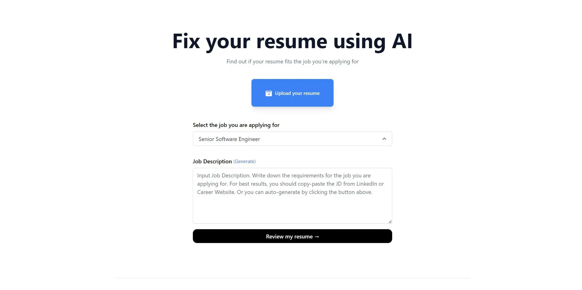 Resume Reviewerwebsite picture