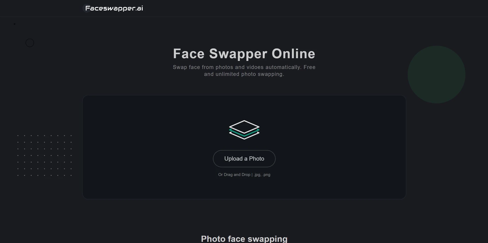 FaceSwapperwebsite picture