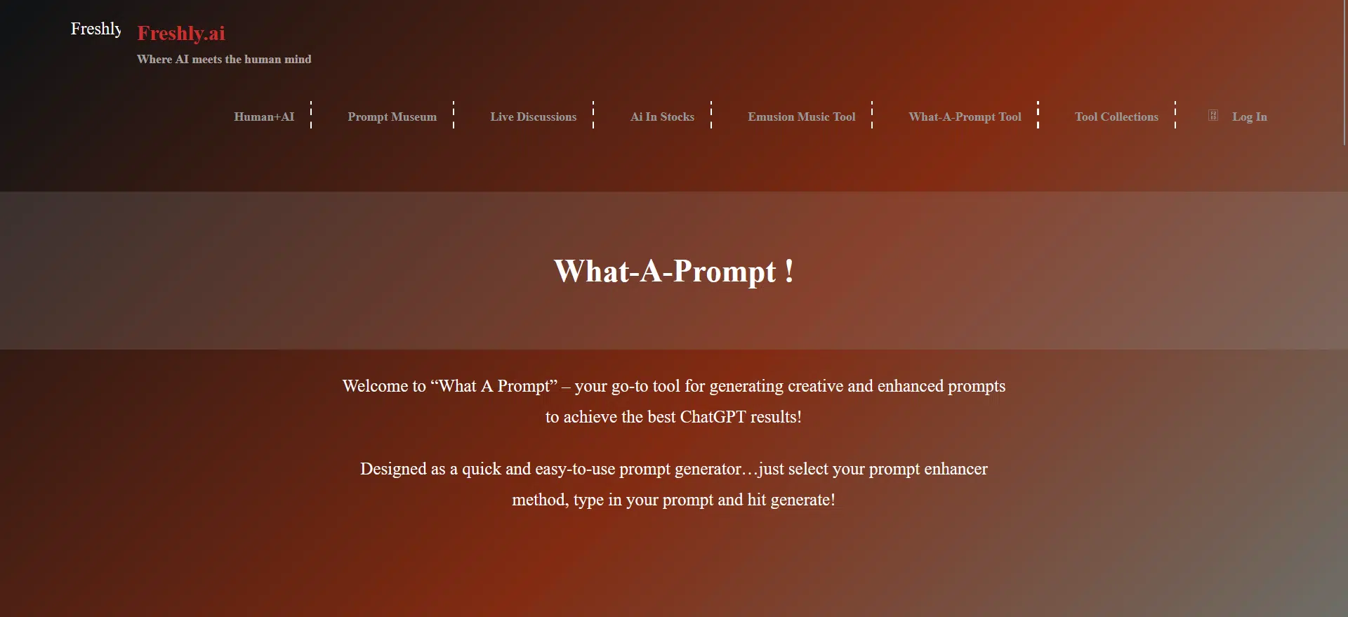What-A-Promptwebsite picture