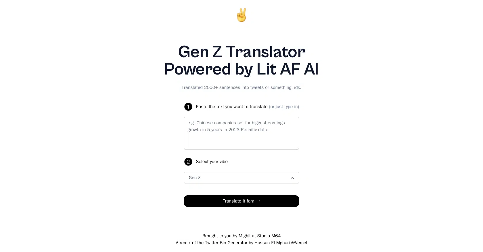 Gen Z Translatorwebsite picture