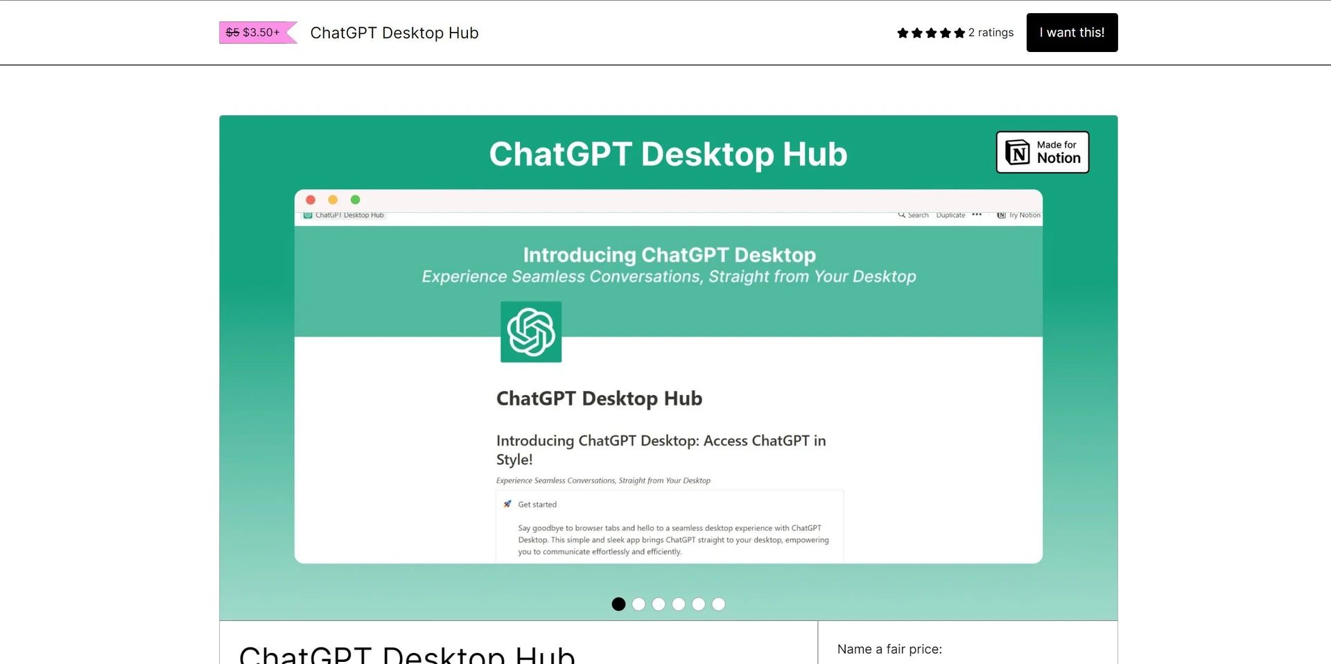 ChatGPT Desktop Hubwebsite picture