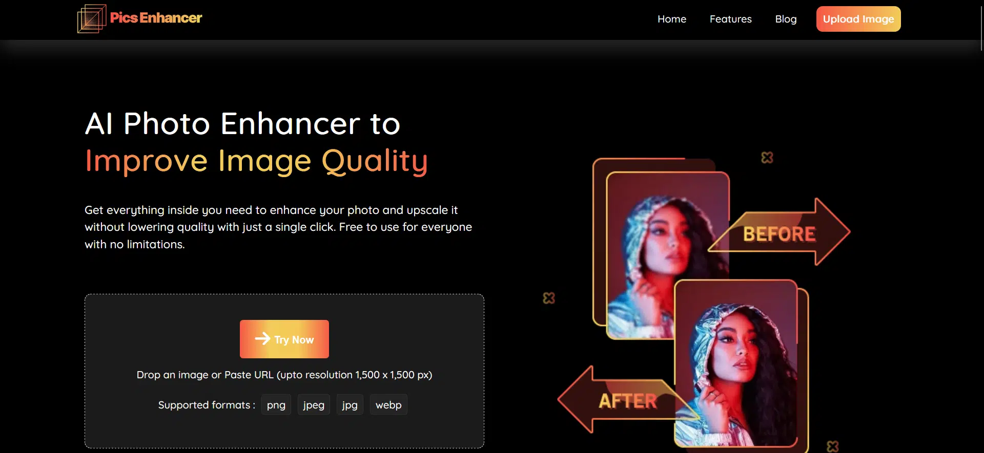 Pics Enhancerwebsite picture