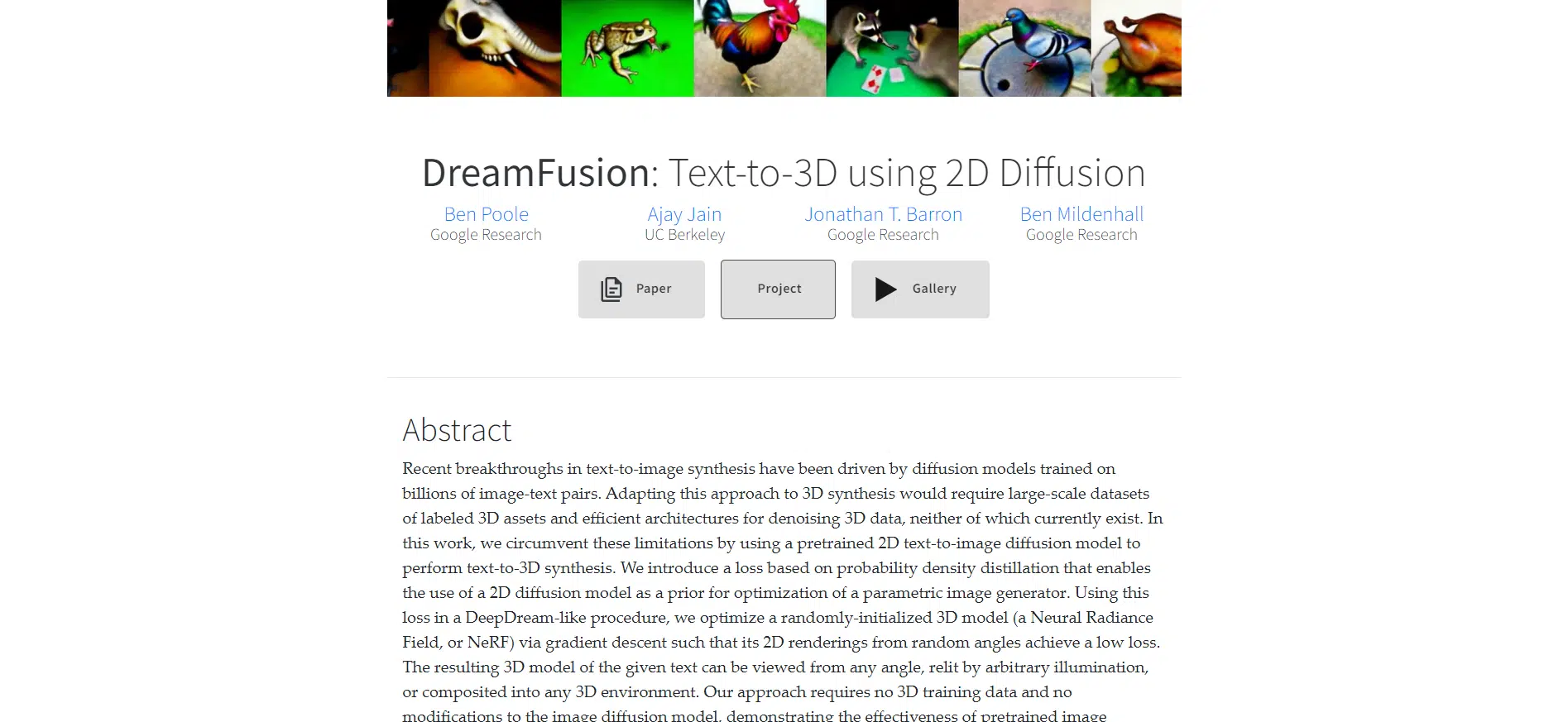 DreamFusionwebsite picture