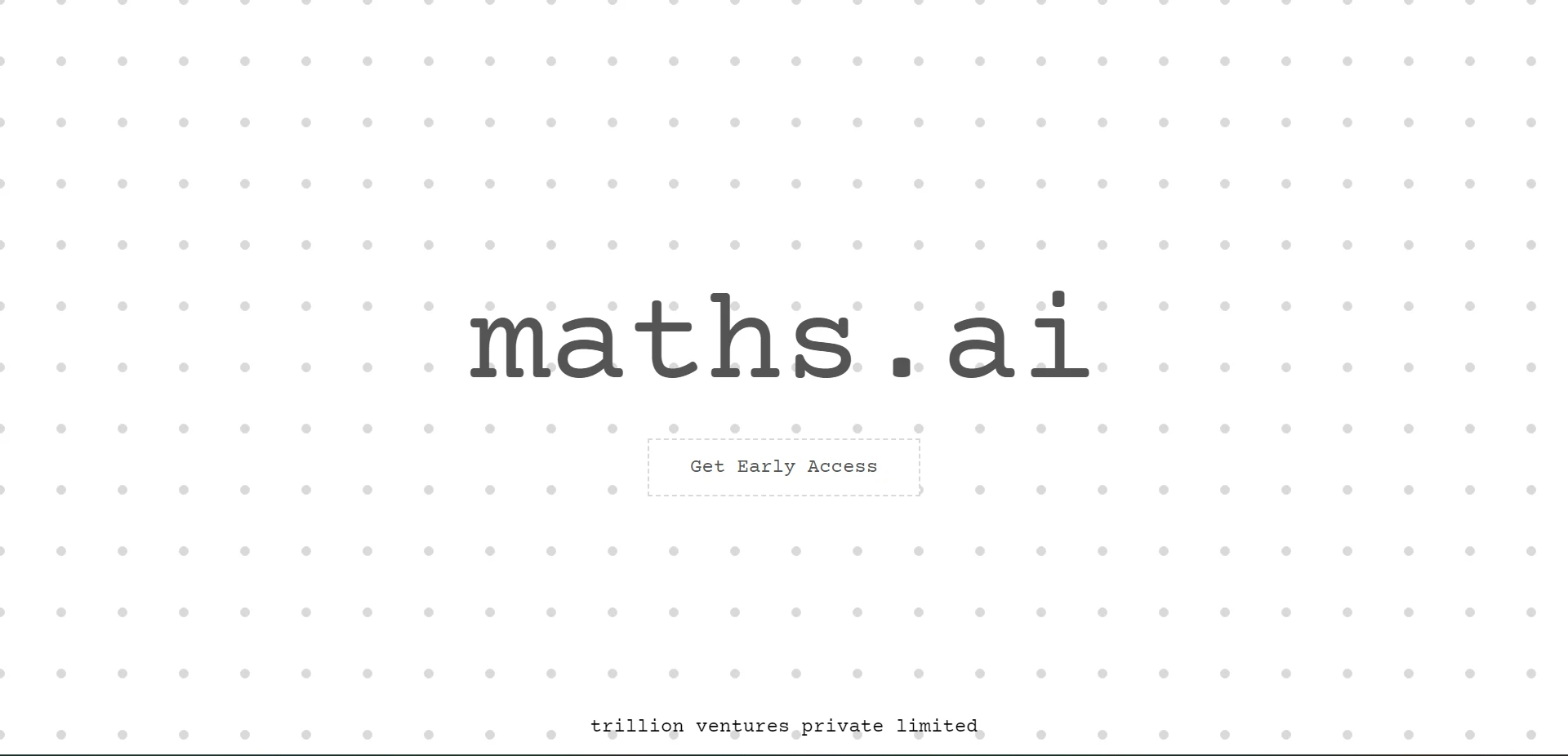 Maths.aiwebsite picture