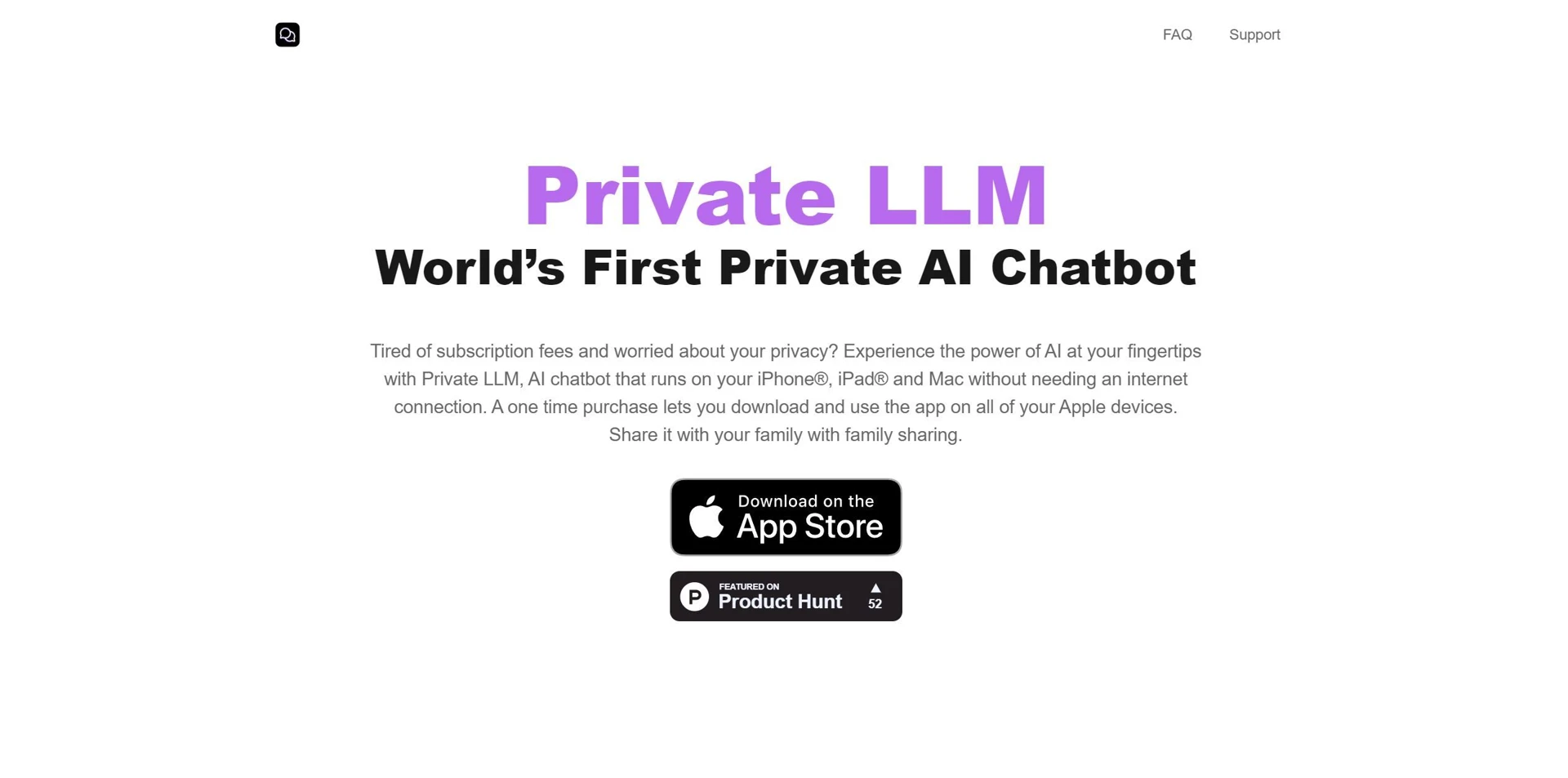 Private LLMwebsite picture