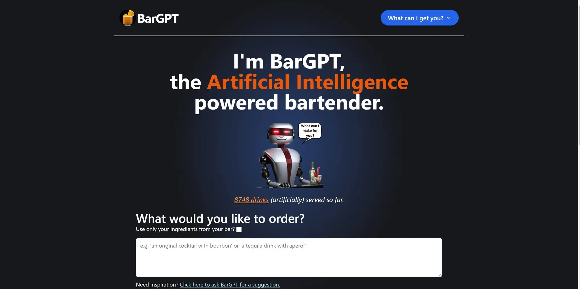 BarGPTwebsite picture