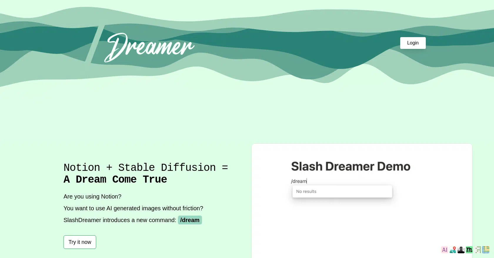 Dreamerwebsite picture